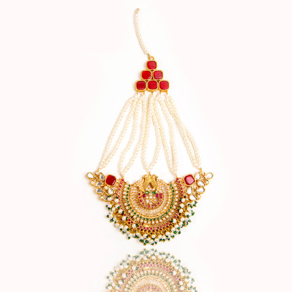 Traditional Peacock Bridal Set - BSTR01 - Image 4