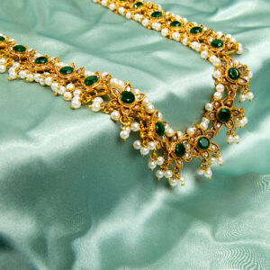 Royal Emerald Floral Mala - MLT01