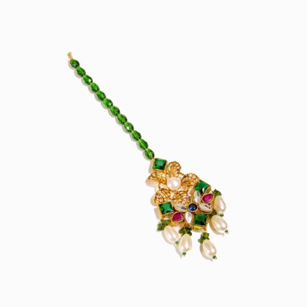 Emerald Traditional Bridal Set - BR07 - Image 3