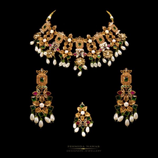 Emerald Traditional Bridal Set - BR07
