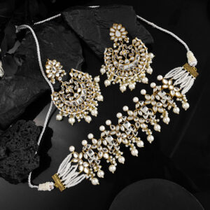 Kundan Pearl Choker Set