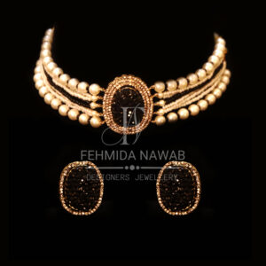 Turkish Zircon and Pearl Choker