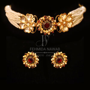 Casual Kundan Ruby Choker